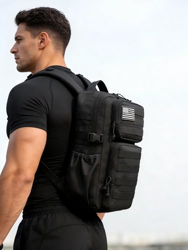 Waterproof Military Tactical Backpack 25L-45L Daypack with Molle System