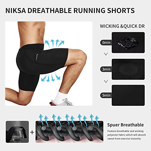 Compression Shorts for Men - X-Large Black Athletic Baselayer