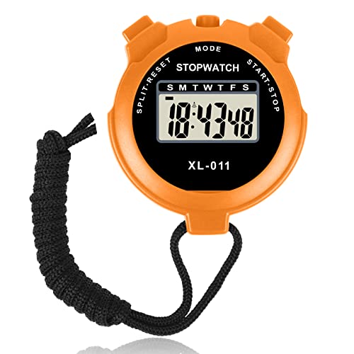 Digital Stopwatch with Large Display - Multi-Function Timer for Sports