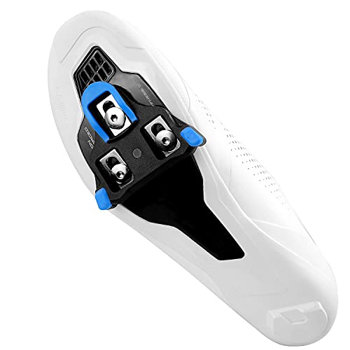 Thinvik SPD-SL 3-Hole Bike Cleats SH11 Blue for Road Shoes Compatible with Shimano Pedals