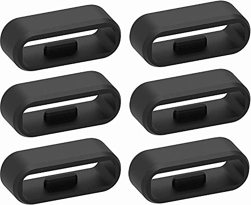 Garmin Replacement Fastener Rings - Black Rubber Clip Holders