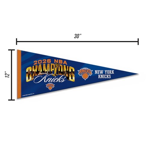 New York Knicks 12" x 30" Felt Wall Pennant - NBA Champions