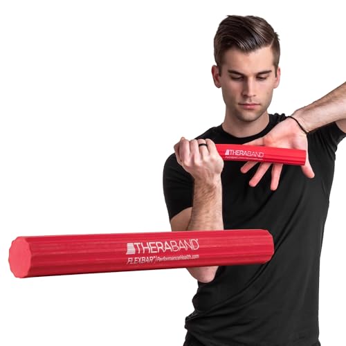 FlexBar Resistance Bar for Physical Therapy - Red - Light