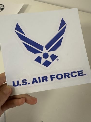 U.S. Air Force Decal - Officially Licensed Vinyl Sticker, 5.5" x 4.25"
