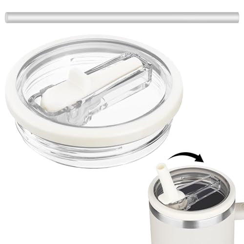 40 oz Leak Proof Replacement Lid for Stanley Cup with Flip Straw