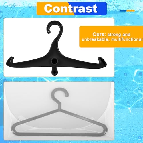 FoldTier Black Scuba Wetsuit & BC Regulator Hanger Set - 6 Pack