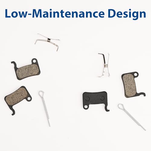 6 Pairs Shimano-Compatible Bicycle Brake Pads for Disc Brakes