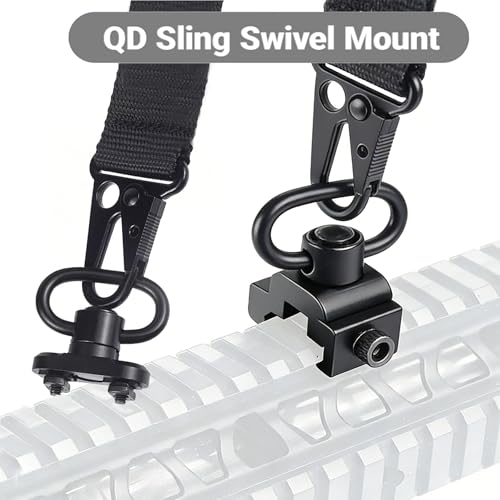 Sling Swivel Mount System for Picatinny Rail - 2-Pack