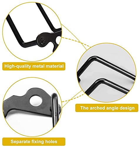 Set of 2 Bicycle Rear Derailleur Protectors - Black