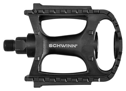 Lightweight Replacement Bike Pedals with Reflectors - One Size
