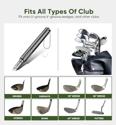 Golf Club Grooves Sharpener Tool - Grey Golf Accessory