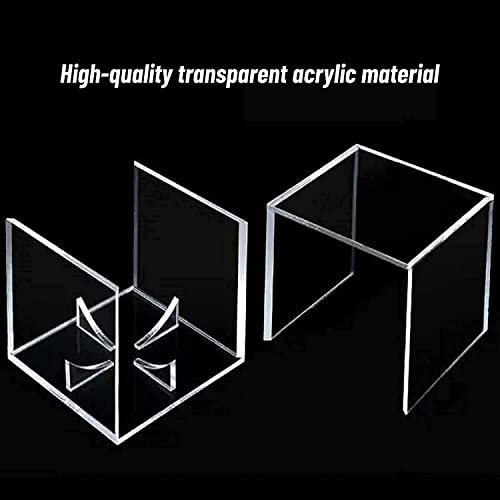 Baseball Display Case - 12 Pack Clear Acrylic Cube Holders
