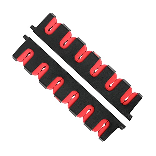 Simple Deluxe Horizontal 6-Rod Wall-Mounted Fishing Rod Holder Rack - Upgraded