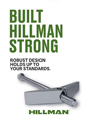 Heavy Duty Toggle Bolt Anchors - 1/8" x 2" Zinc Plated, 2 Pcs