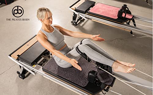 Pilates Reformer Mat - Dusty Pink, Non-Slip, Sweat-Wicking