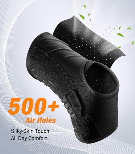 Slim-Fit Ankle Brace with Auto-Shaped Pads - Adjustable Support