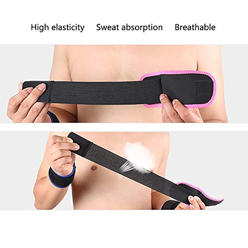 Wrist Brace Compression Support Strap for Sports - Pink