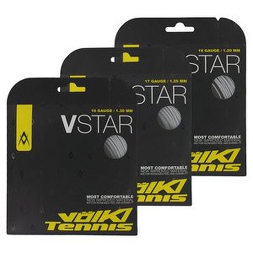 Volkl V-Star | Tennis Racquet String | Spin & Control | Smooth Finish Co-Polymer String