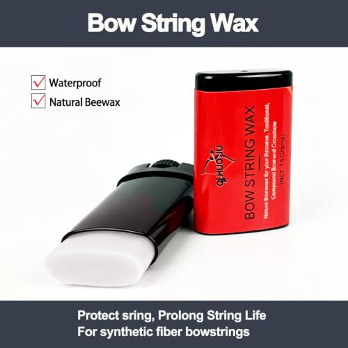 Natural Beeswax Bow String Wax - Waterproof Protection - White