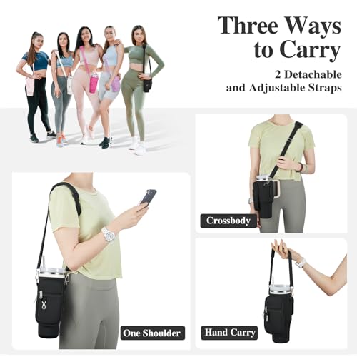 Neoprene Water Bottle Carrier Bag for Stanley Cup 40/30oz