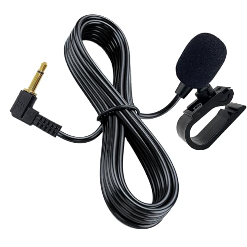 3.5mm Car Microphone with Noise Reduction for Stereo Systems
