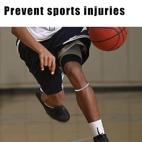 Patellar Tendon Support Strap Knee Band - Fluorescent White, 2pcs