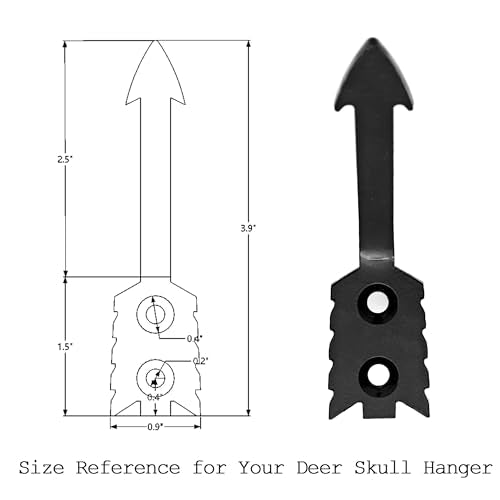 European Mount Skull Hanger Kit for Small to Medium Animals - 3 Pcs
