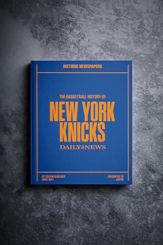 Personalized New York Knicks Basketball History Book - A3 Deluxe Hardcover
