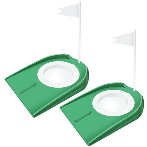 Golf Putting Cup with Flag - Indoor/Outdoor Practice Aid