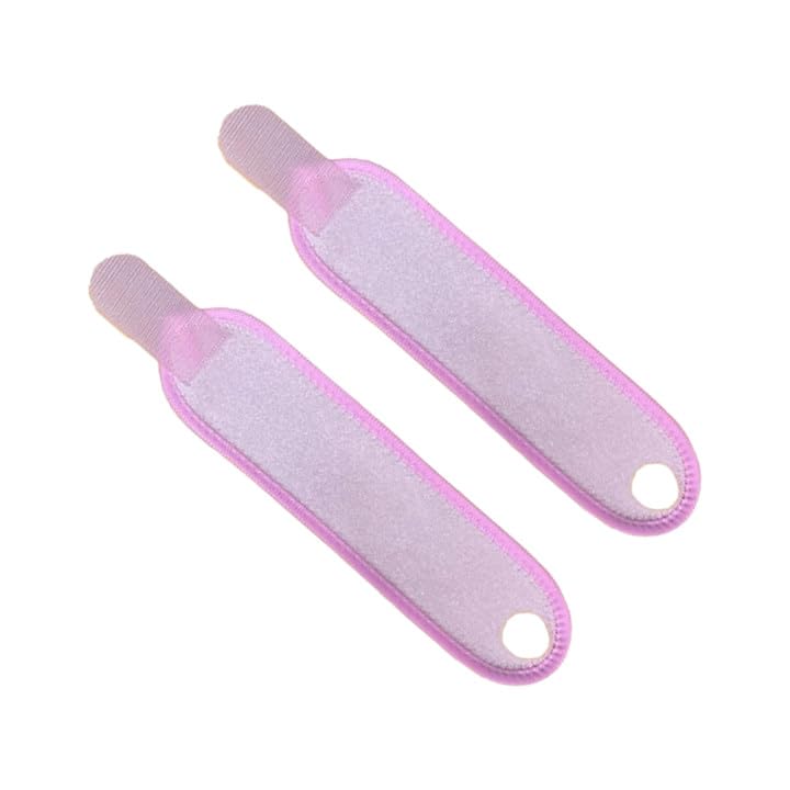 Kids Wrist Support Brace Set - 2 Pack Pink & Gray - 13x3 Inches