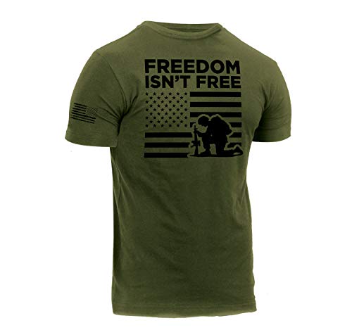 X-Large Rothco Freedom Isn't Free T-Shirt Olive Drab Military Tee
