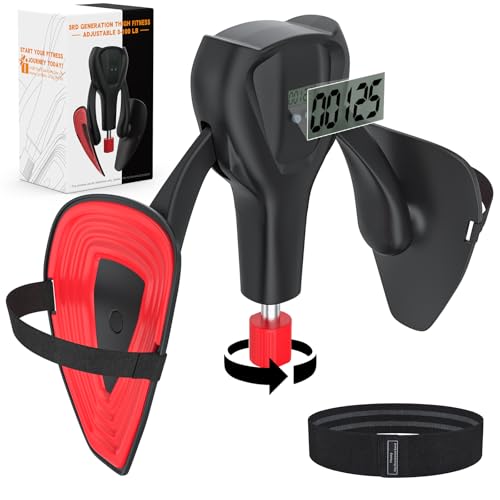 Adjustable Resistance Thigh Trainer - 0-100 lbs for Pelvic Floor & Kegel Exercises