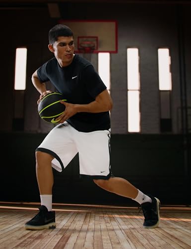 Nike Men's DNA Academy 11" Dri-FIT Basketball Shorts - Large White/Black