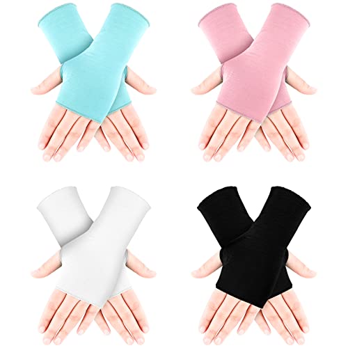 Sun Protection Gloves - 4 Pack Bright Colors