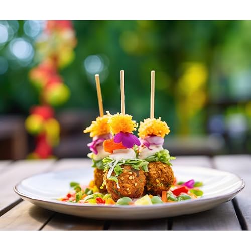 Bamboo BBQ Kabob Grill Skewers - 4-Inch, Set of 100