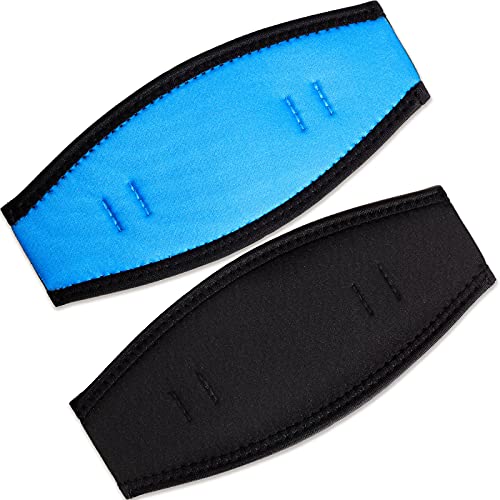 Neoprene Snorkel Mask Strap Cover - 2 Pack