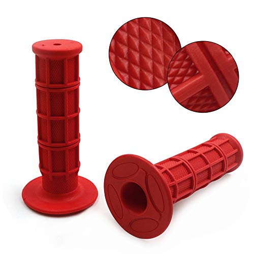 Non-Slip Motorcycle Handlebar Grips - 7/8" 22mm & 24mm