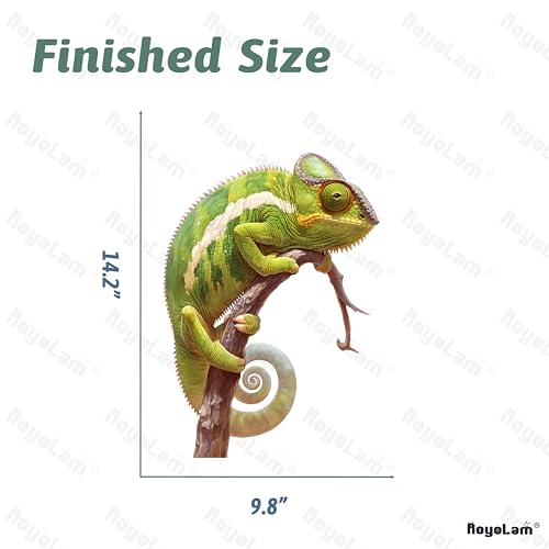 Green Chameleon Wall Decals Removable Lizard Vinyl Stickers for Nursery Living Room and Bathroom Nature Animal Decor Peel and Stick Wall Art