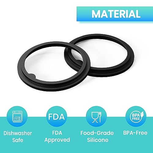 Replacement Silicone Gaskets for Contigo AUTOSEAL 24oz Bottle - 4 Pack