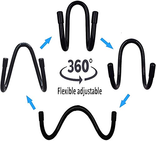 Portable Helmet Rack Hooks for Baseball & Softball Equipment - 2 Pack