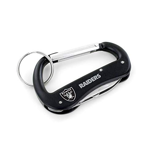 Las Vegas Raiders Multi-Tool Keychain with Carabiner Clip