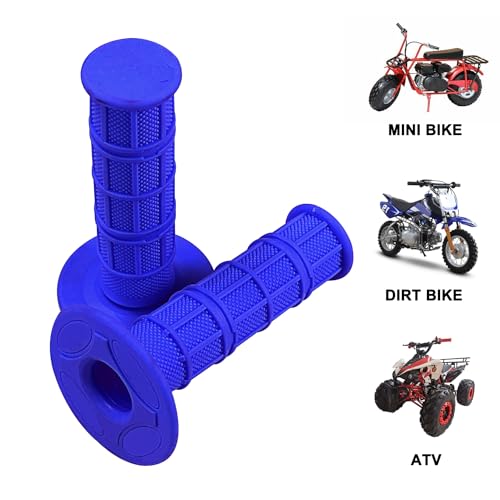 7/8" Handlebar Grips for Dirt Bikes & ATVs - Blue