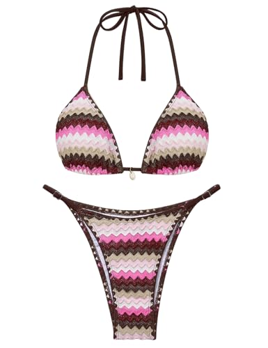 UMIPUBO Women's Knit Texture Bikini Sets - Stylish Swimwear for Women