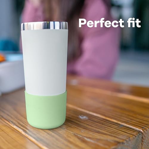 Medium Oat Tan Tumbler Boot - Silicone Protector for 32-40 Oz Tumblers