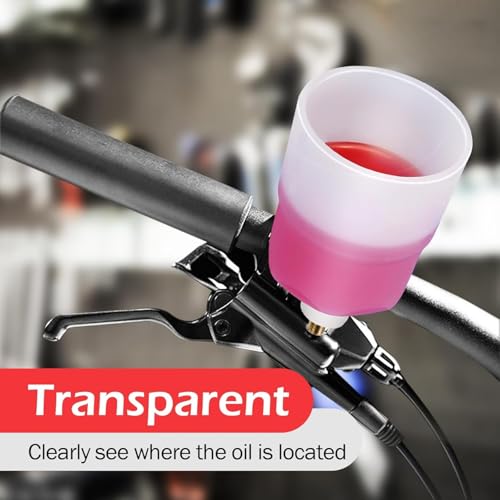 CHUMXINY Bike Brake Bleed Kit for Shimano Hydraulic Disc Brakes - Includes 300ML Mineral Brake Fluid & Funnel