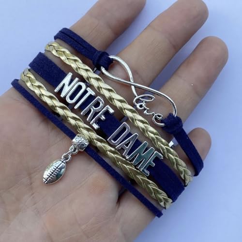 DOLON Infinity Love Notre Dame Bracelet - College Football Gift