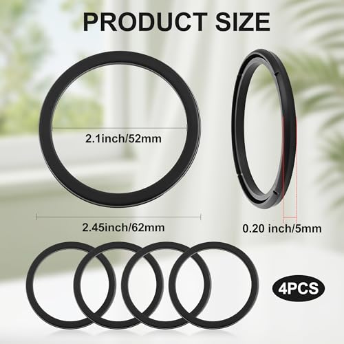 Replacement Silicone Seal Ring for Yeti Rambler Chug Cap - 4 Pack