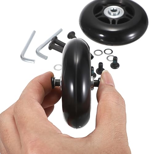 75mm x 23mm Luggage Wheels Replacement Kit - Set of 2