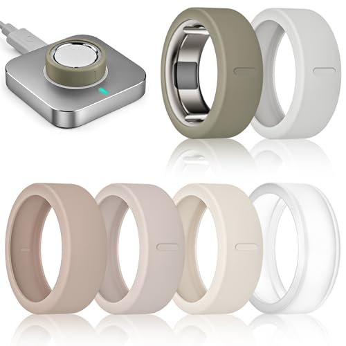 Silicone Protective Cover for Smart Rings - 6 Pack - 01 / Size 6-10