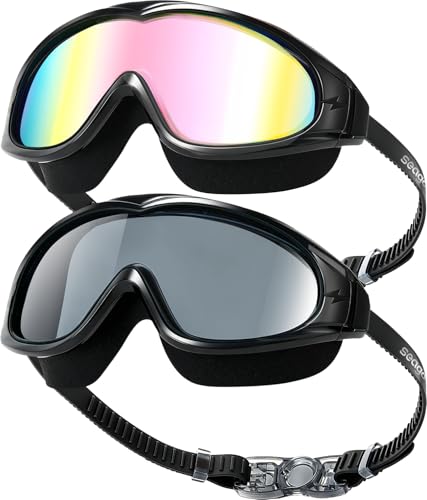 Seago Adult & Youth Anti-Fog Swim Goggles Clear View UV400 Pool Goggles